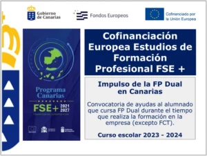 cofinanciación europea estudios de formación profesional fse+
